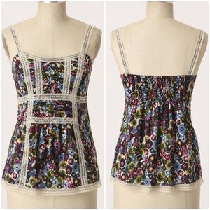 Anthropologie Mrs. Woodward's Camisole floral